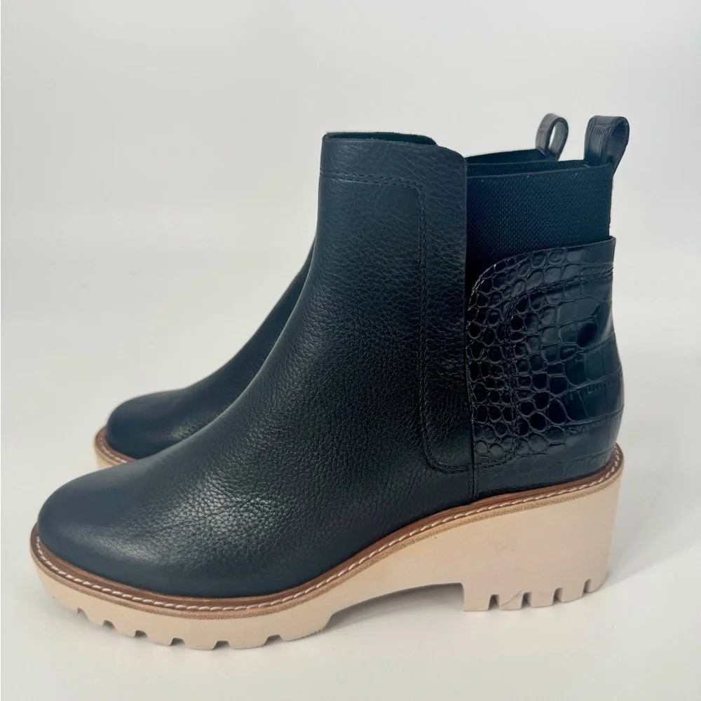 Dolce Vita Rielle Chelsea Boot Black Leather